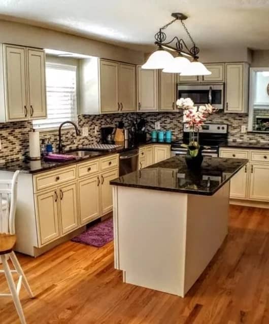 kitchen of a sober living house