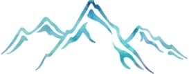 Zen mountain logo without text
